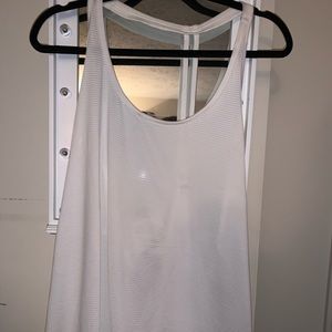White workout shirt